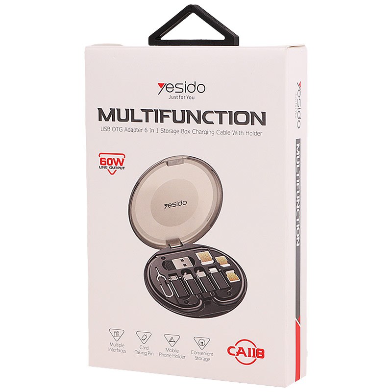 کیت کابل و مبدل چند منظوره Yesido CA118