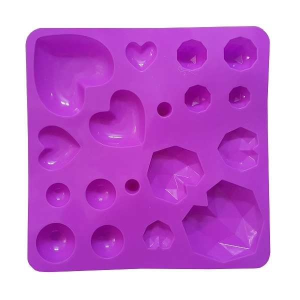 قالب ژله مدل قلب و نیمکره