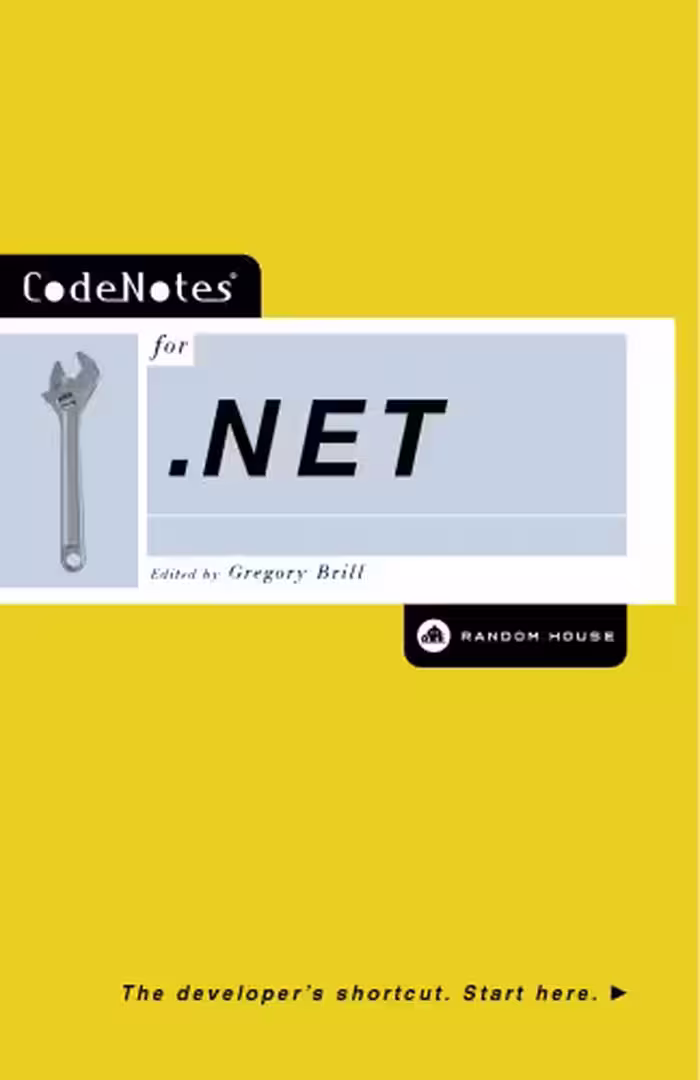 خرید و دانلود نسخه کامل کتاب CodeNotes for .NET
