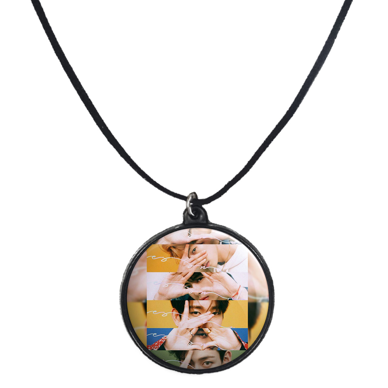 گردنبند پرمانه طرح GOT7 کد pmb.19021 مدل دو طرفه