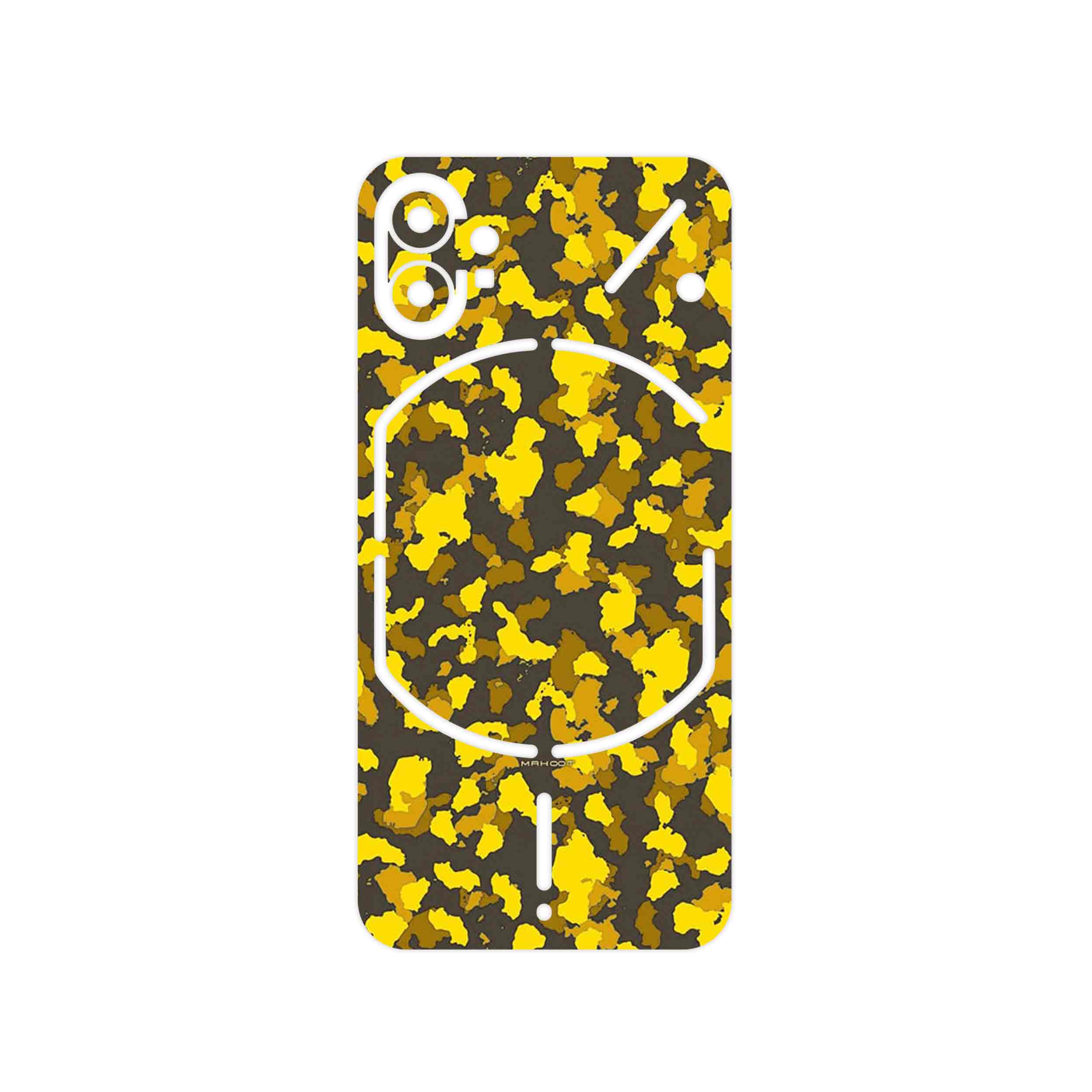 برچسب پوششی ماهوت مدل Yellow Infantry Army مناسب برای گوشی موبایل ناتینگ Phone 1