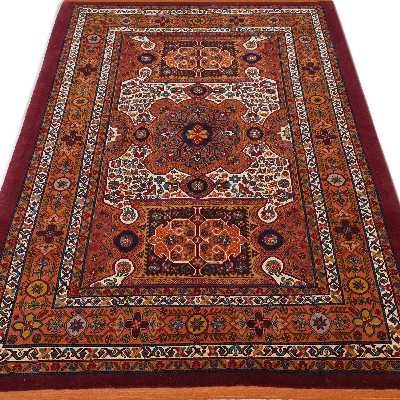 فرش دستبافت سه متری مدل قشقایی کد 3037