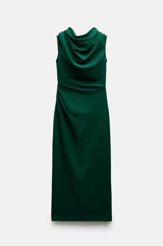 لباس میدی زنانه کالکشن ZW زارا MIDI DRESS | تهران زارا TehranZara