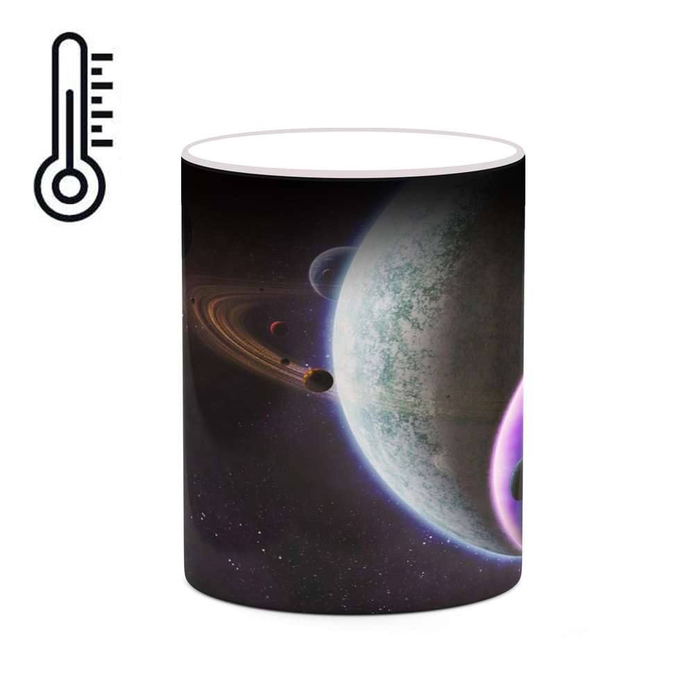 ماگ حرارتی کاکتی طرح فضا و کهکشان مدل mgh20148