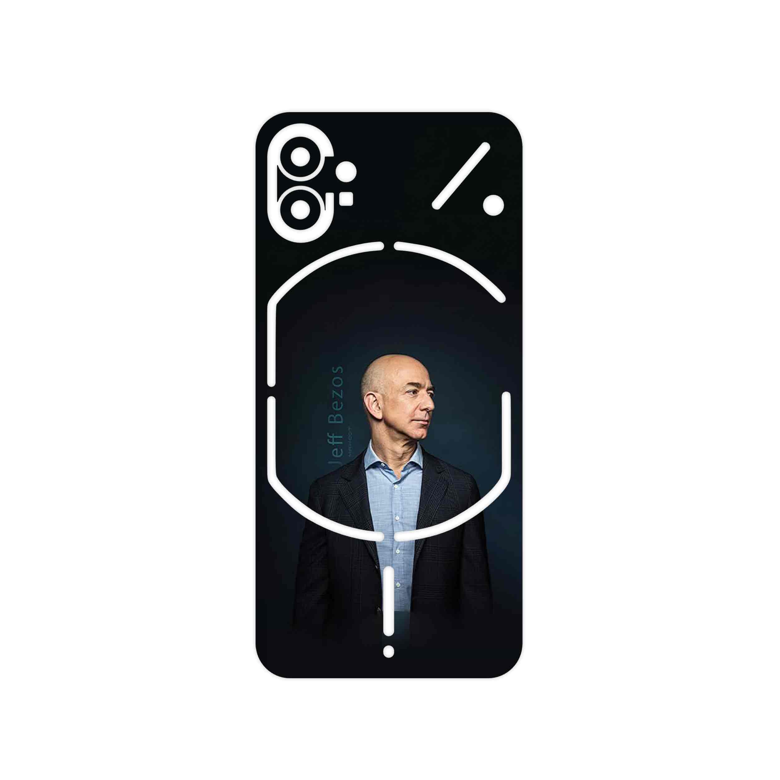 برچسب پوششی ماهوت مدل Jeff_Bezos مناسب برای گوشی موبایل ناتینگ Phone 1