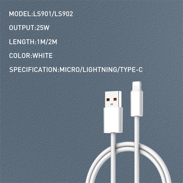 کابل شارژ آیفون LDNIO LS901 25W - یاسین کامپیوتر