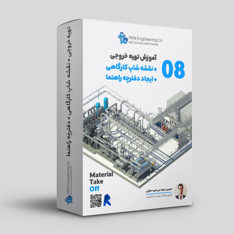 آموزش تهیه خروجی   نقشه شاپ کارگاهی   دفترچه راهنما کد 08