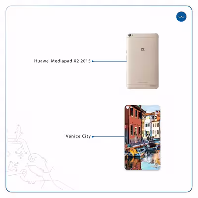 برچسب پوششی ماهوت مدل Venice City مناسب برای تبلت هوآوی Mediapad X2 2015