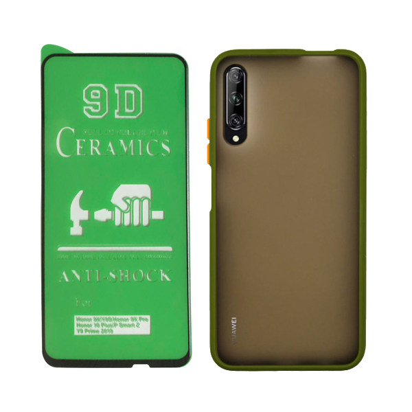 کاور لمبر مدل LAMPMC-SER-1 مناسب برای گوشی موبایل هوآوی Y9s به همراه محافظ صفحه نمایش 