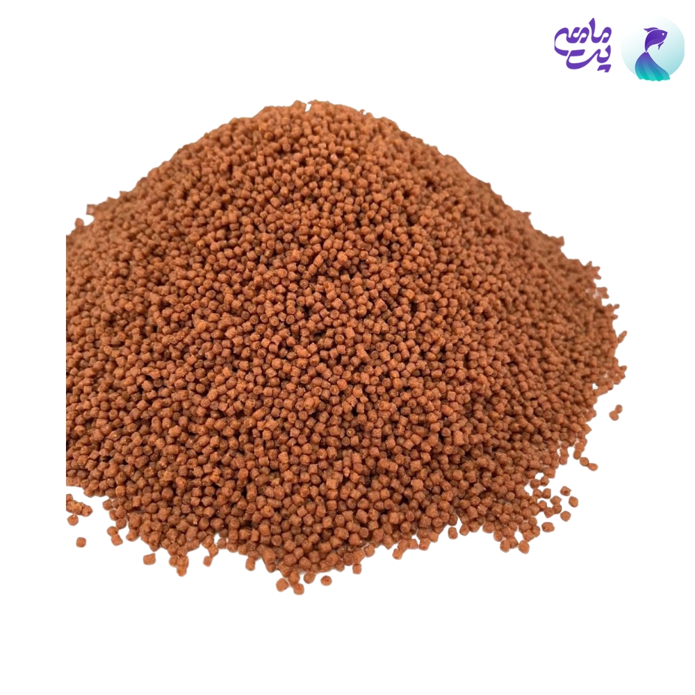 غذای فلوت (رو آبی) ماهی سایز 3 میلی متر 200 گرمی