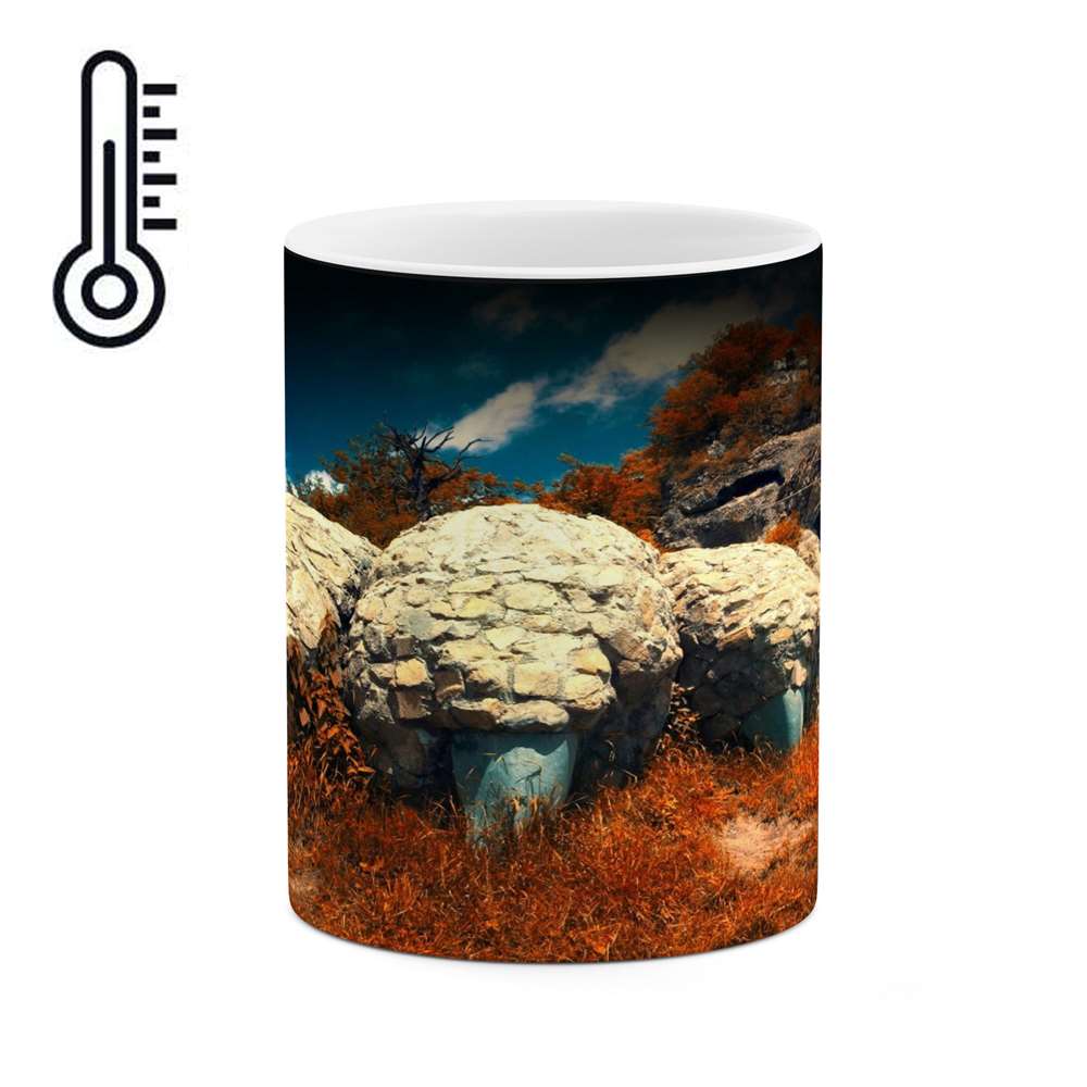 ماگ حرارتی کاکتی طرح منظره مدل mgh15854