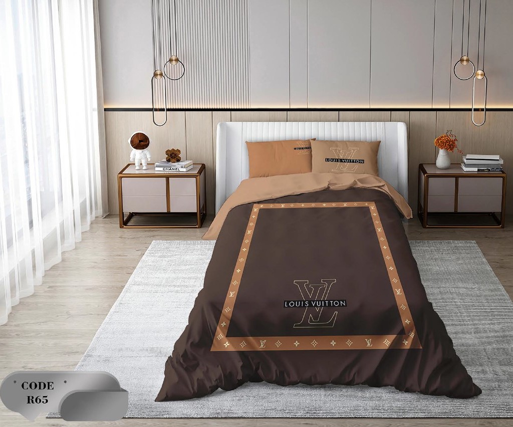 سرویس روتختی 2 نفره 6 تکه ابعاد 2.25 ×2.35 کشدار ضد حساسیت و عرق کد R65 | ست خواب و ست روتختی