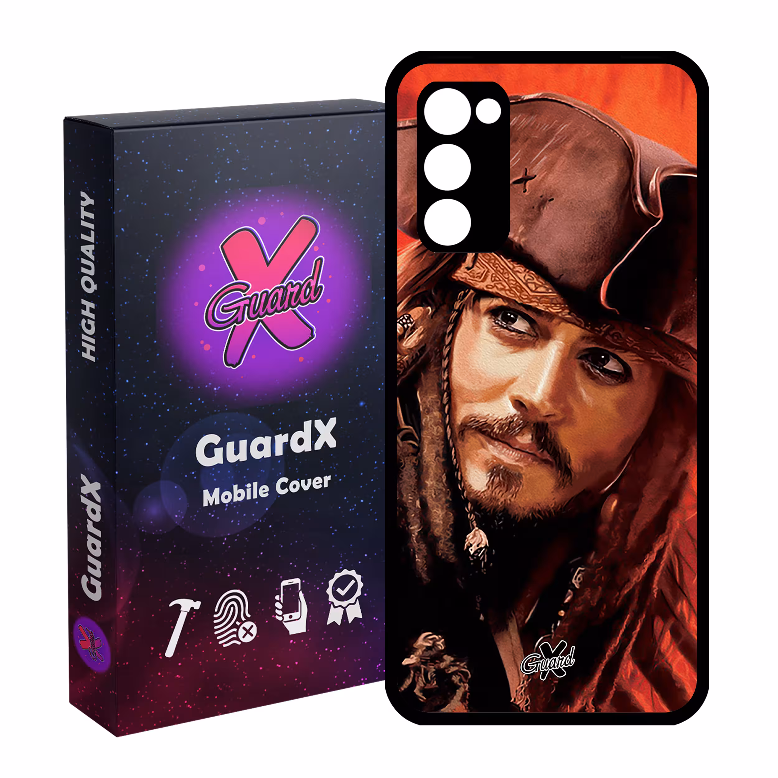 کاور گارد ایکس طرح Johnny Depp مدل Glass10205 مناسب برای گوشی موبایل سامسونگ Galaxy S20 FE