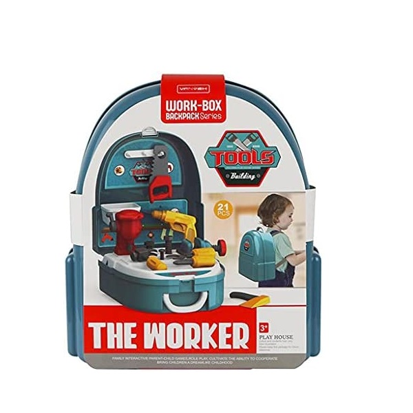 ست اسباب بازی ابزار مدل کوله ‌پشتی