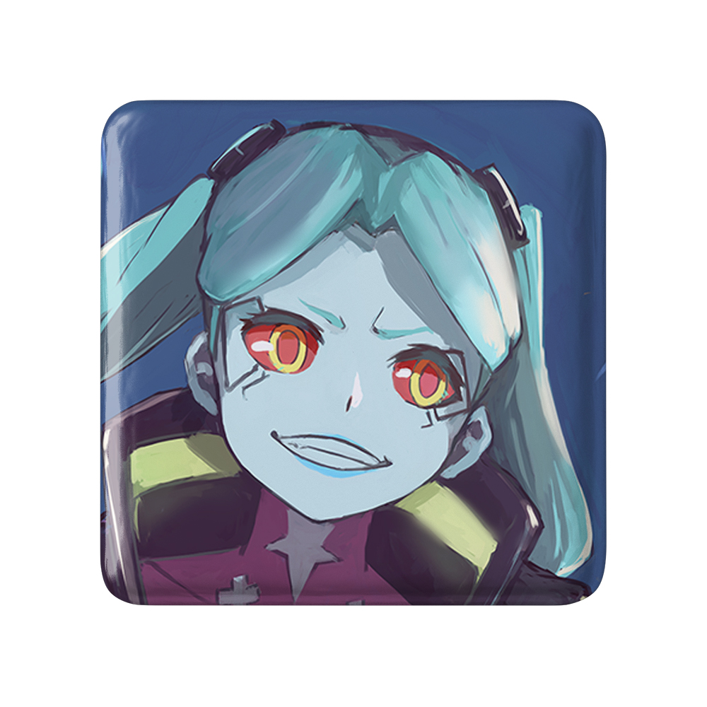 پیکسل خندالو مدل ربکا انیمه سایبر بانک Cyberpunk کد 22444