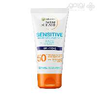 ژل کرم ضد آفتاب گارنیر SPF50 مدل SENSITIVE EXPERT حجم 50 میل