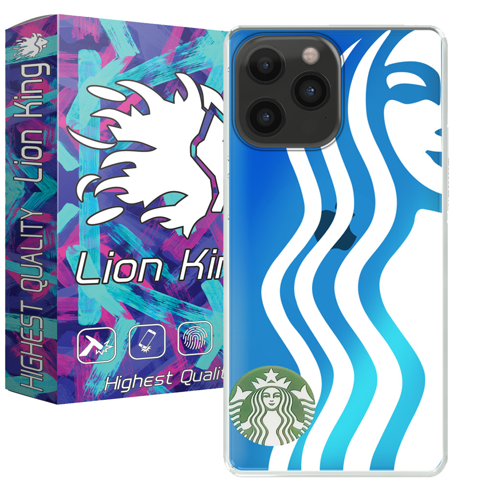 کاور لاین کینگ مدل هولوگرامی مناسب برای گوشی موبایل اپل IPhone 13 pro Max