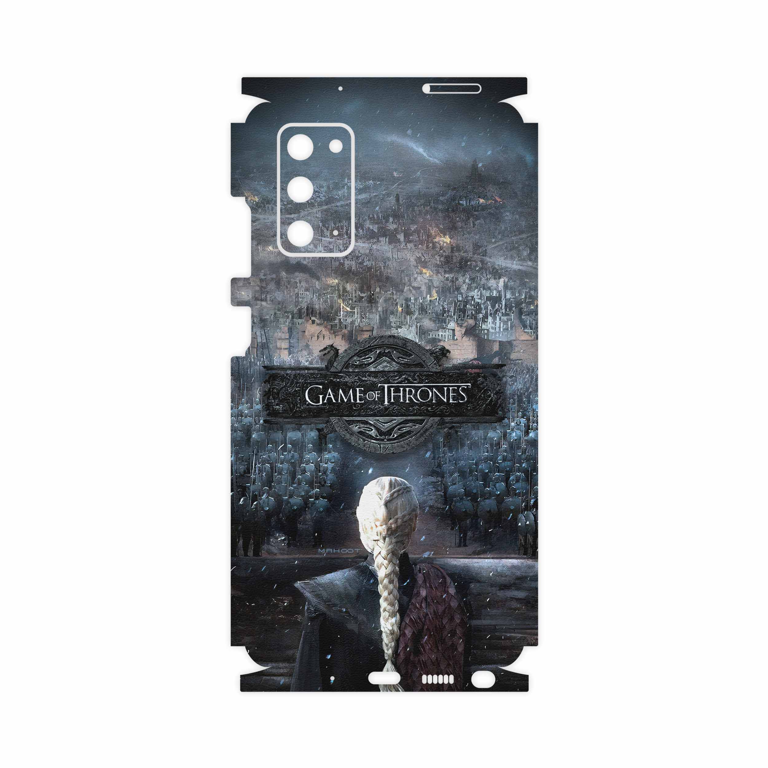 برچسب پوششی ماهوت مدل Game of Thrones-FullSkin مناسب برای گوشی موبایل سامسونگ Galaxy Note 20