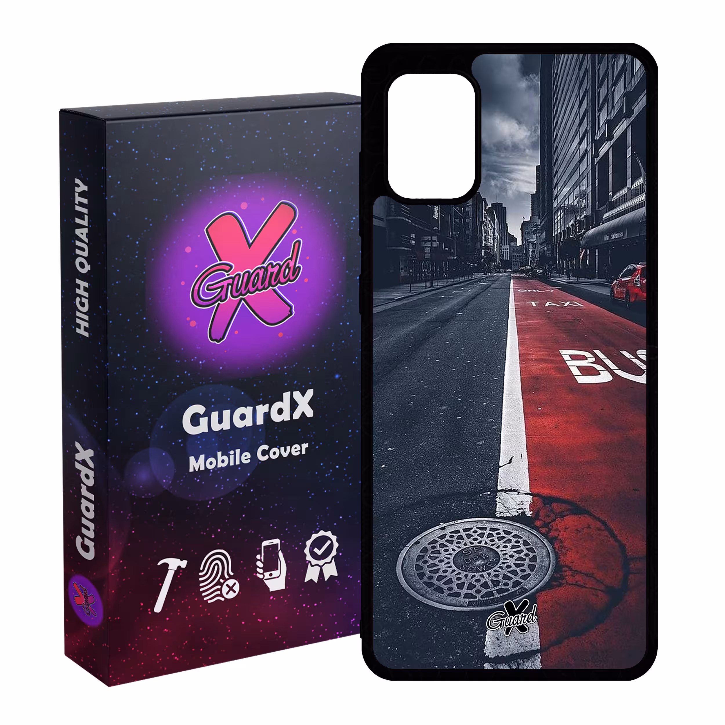 کاور گارد ایکس طرح Street مدل Glass10076 مناسب برای گوشی موبایل سامسونگ Galaxy A31