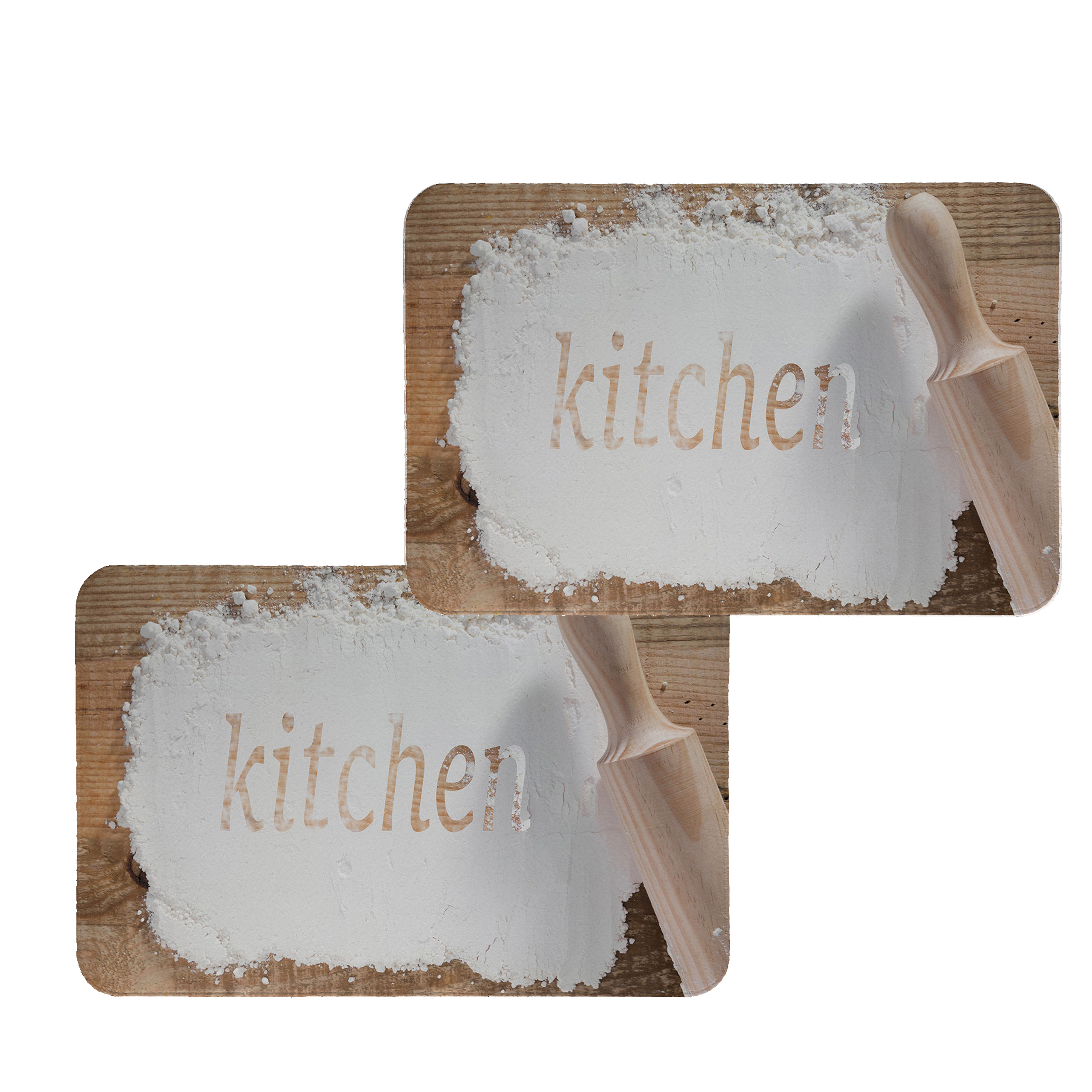 زیربشقابی طرح Kitchen کد 8341 مجموعه 2 عددی