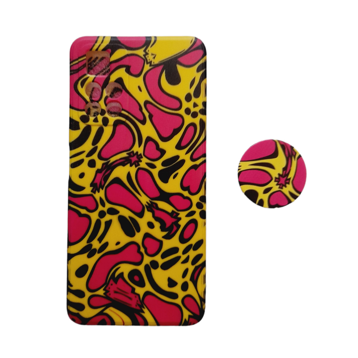 کاور طرح آبرنگی مدل no11 مناسب برای گوشی موبایل شیائومی Redmi Note 11 به همراه پاپ سوکت