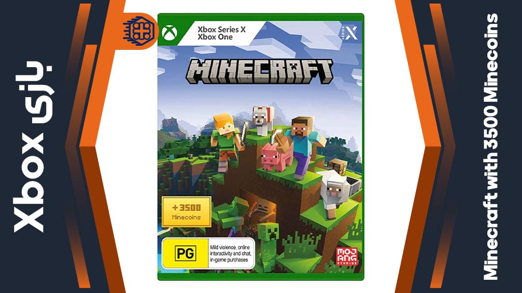 دیسک بازی Minecraft with 3500 Minecoins – مخصوص Xbox