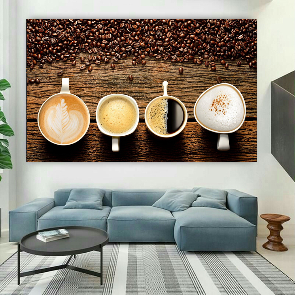 تابلو بوم طرح مشتقات قهوه کد AR2709