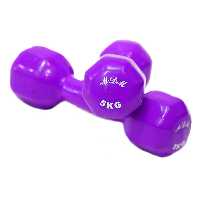 دمبل بدنسازی 5 کیلویی روکش دار