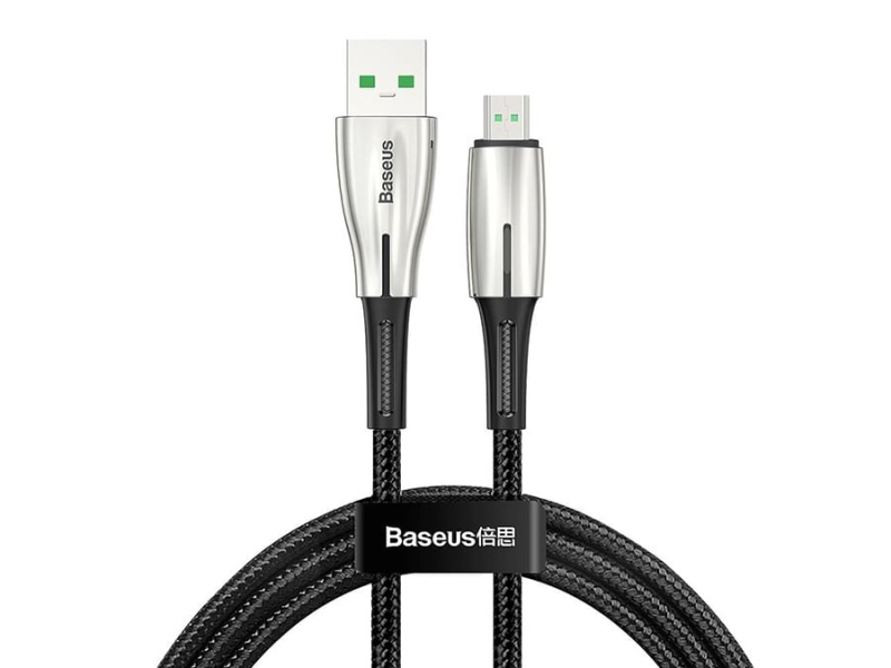 کابل شارژ سریع میکرو یو اس بی بیسوس Baseus Water Drop Quick Charge Micro USB Cable 2m