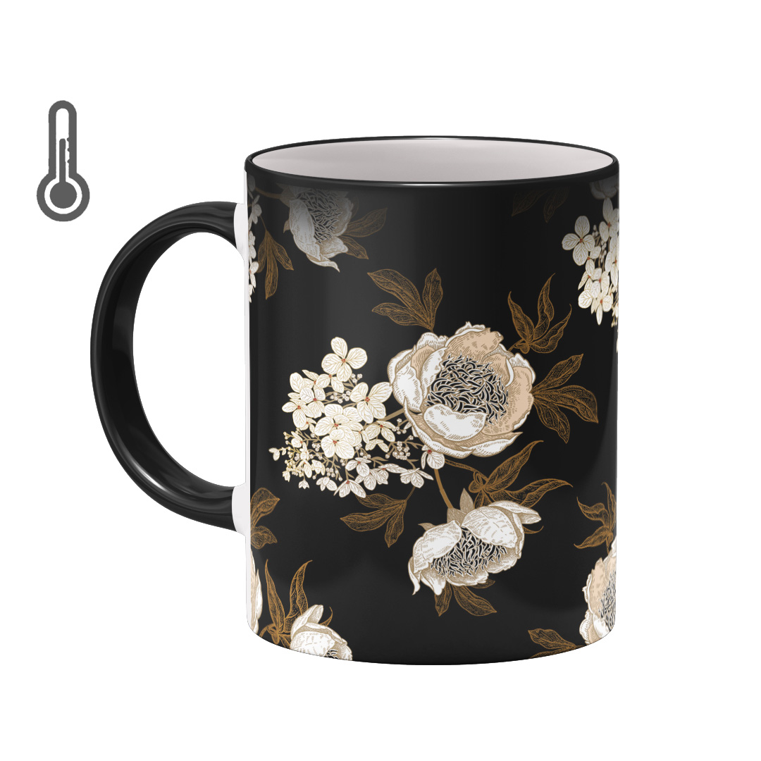 ماگ حرارتی بیگ ماگ مدل گل کد1849