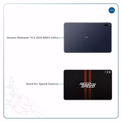 برچسب پوششی ماهوت مدل Need-for-Speed-Game مناسب برای تبلت هوآوی Matepad 10.4 2020 BAH3-L09