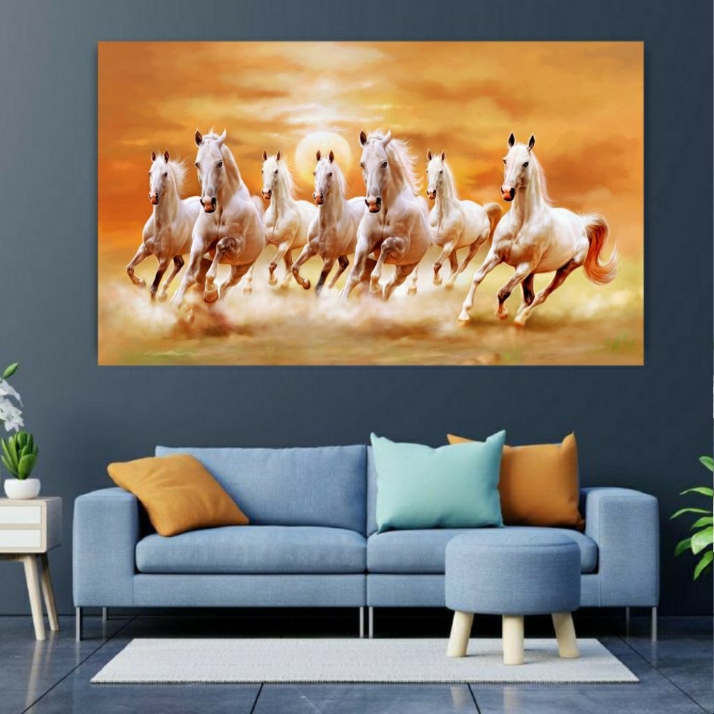 تابلو بوم طرح اسب مدل SDB1354