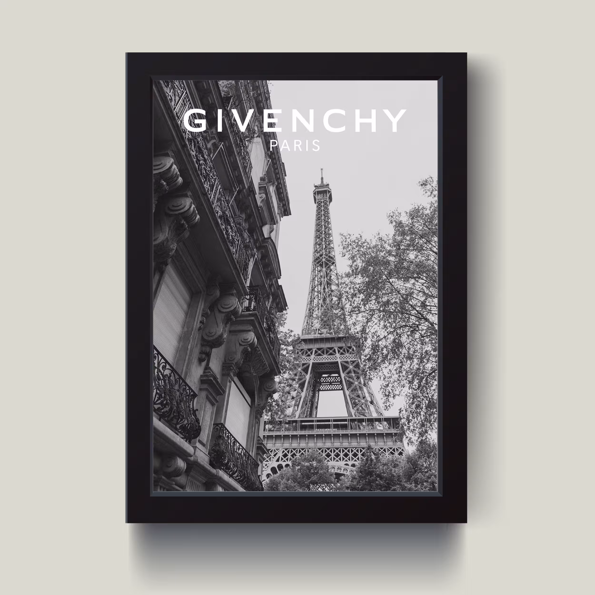 تابلو مدل Paris GIVENCHY کد m2665-b