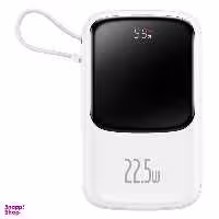 پاوربانک باسئوس مدل QPow Digital Display 22.5W ظرفیت 20000 میلی آمپر ساعت