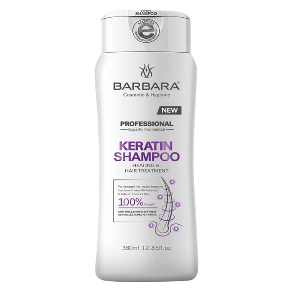 شامپو مو باربارا مدل KERATIN THERAPY حجم 380 میلی لیتر