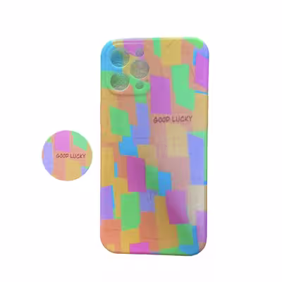 كاور مدل شبكه اي كد 22 مناسب براي گوشي موبايل اپل Iphone 12 pro max به همراه پایه نگهدارنده