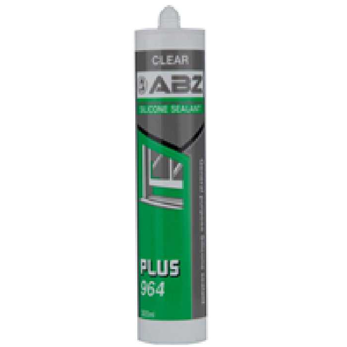 چسب درزگیر سیلیکونی ای بی زد مدل Plus 964 Clear حجم 300 میلی لیتر