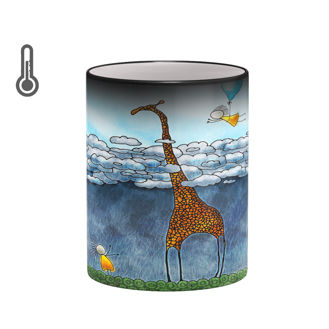 ماگ حرارتی  بیگ ماگ  مدل نقاشی کودکانه کد1753