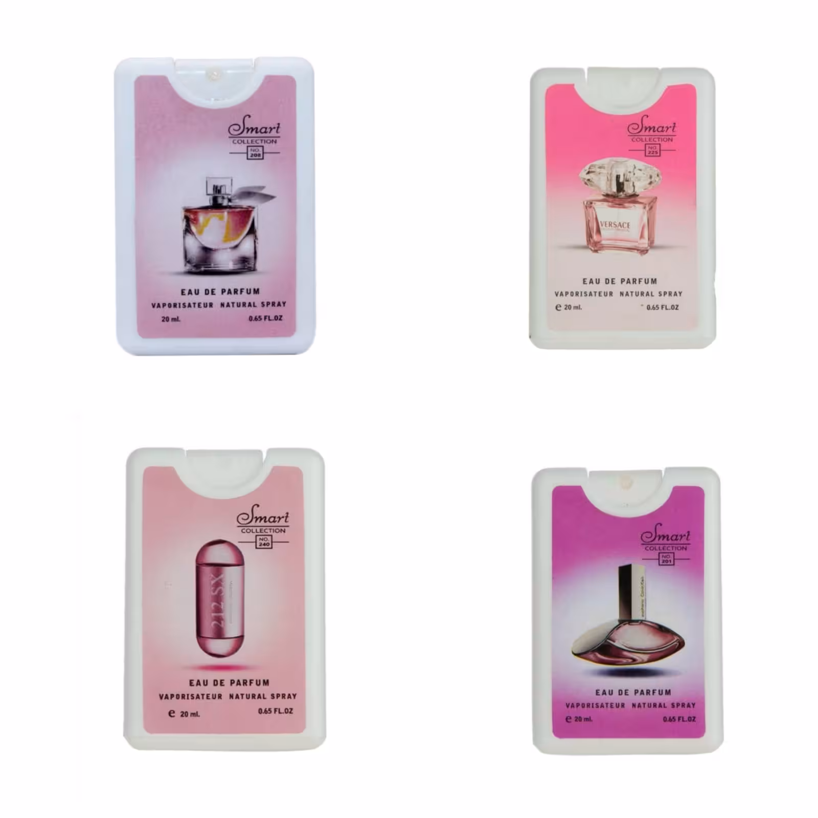 عطر جیبی زنانه اسمارت کالکشن مدل لاوی اس ایکس ورساچ ایفوریا حجم 20 میلی لیتر بسته 4 عددی
