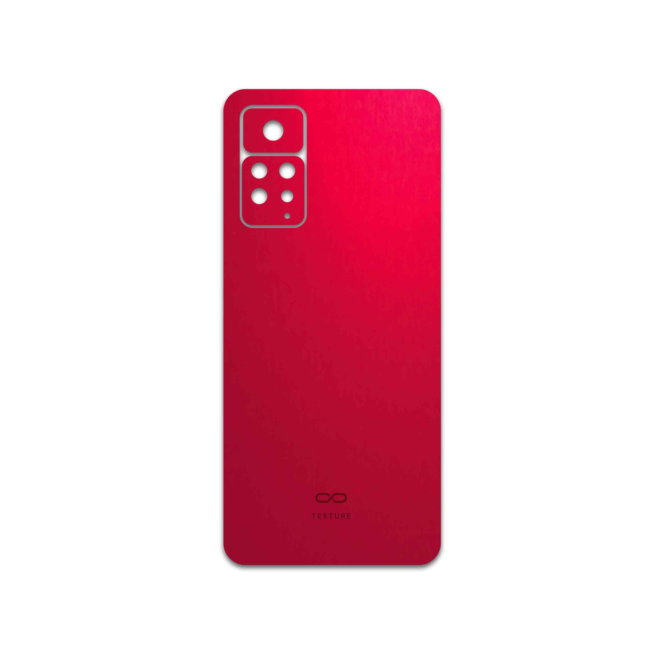 برچسب پوششی ماهوت مدل Matte-Warm-Red مناسب برای گوشی موبایل شیائومی Redmi Note 11 Pro Plus 5G (India)