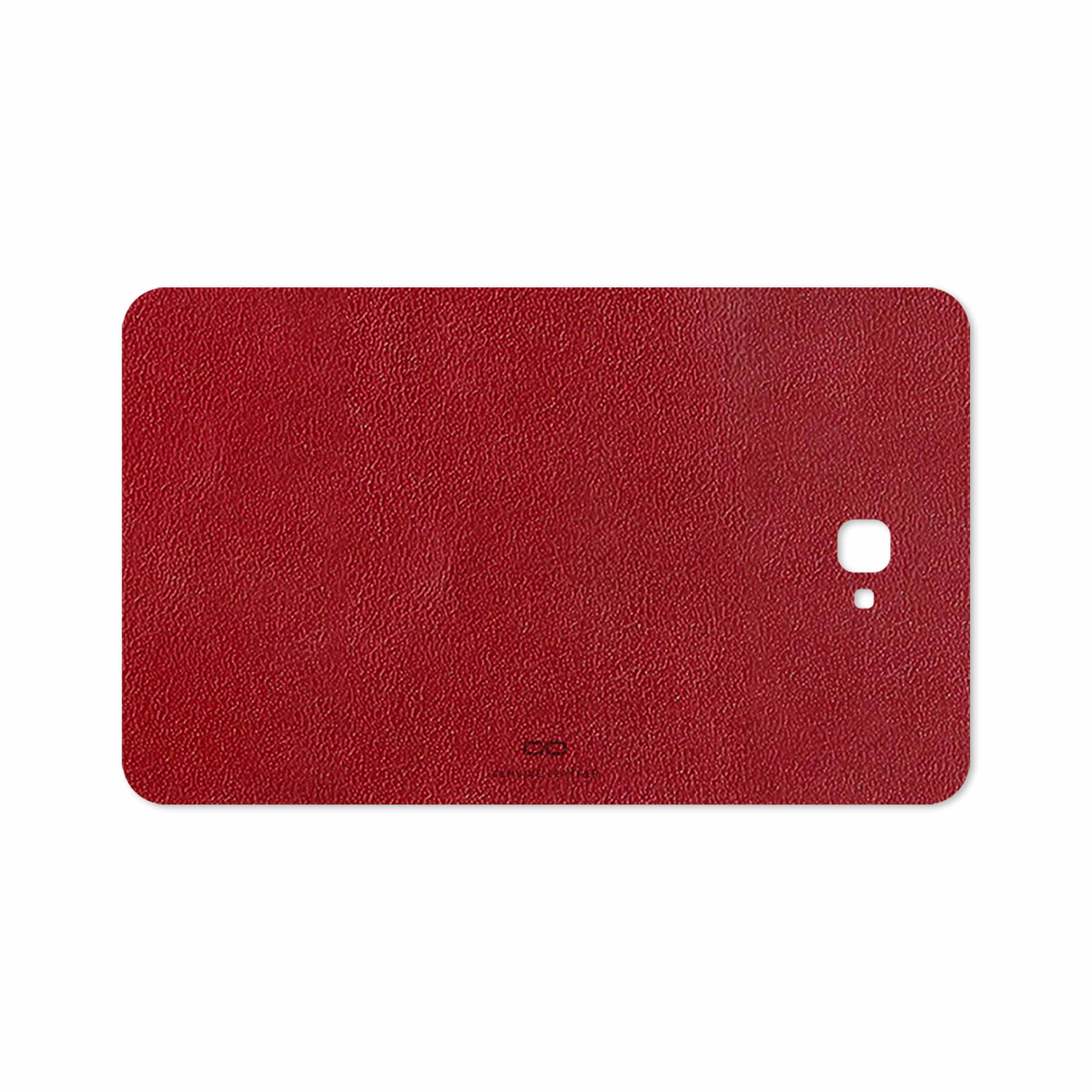 برچسب پوششی ماهوت مدل Red-Leather مناسب برای تبلت سامسونگ Galaxy Tab A 10.1 2016 T585