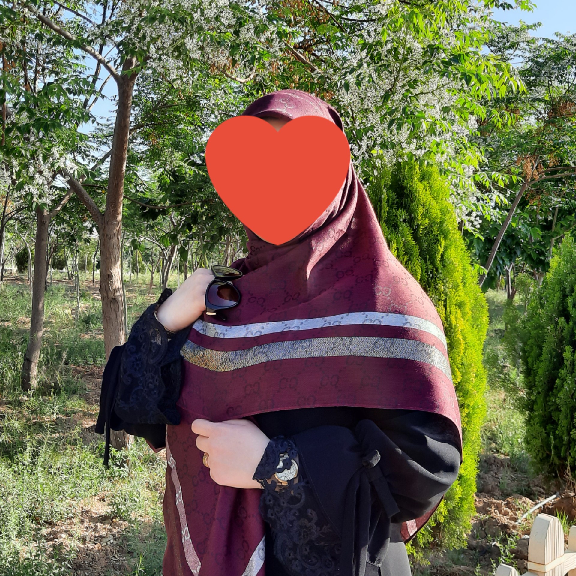 روسری نخ ابریشم وارداتی مناسب بهار و تابستون
