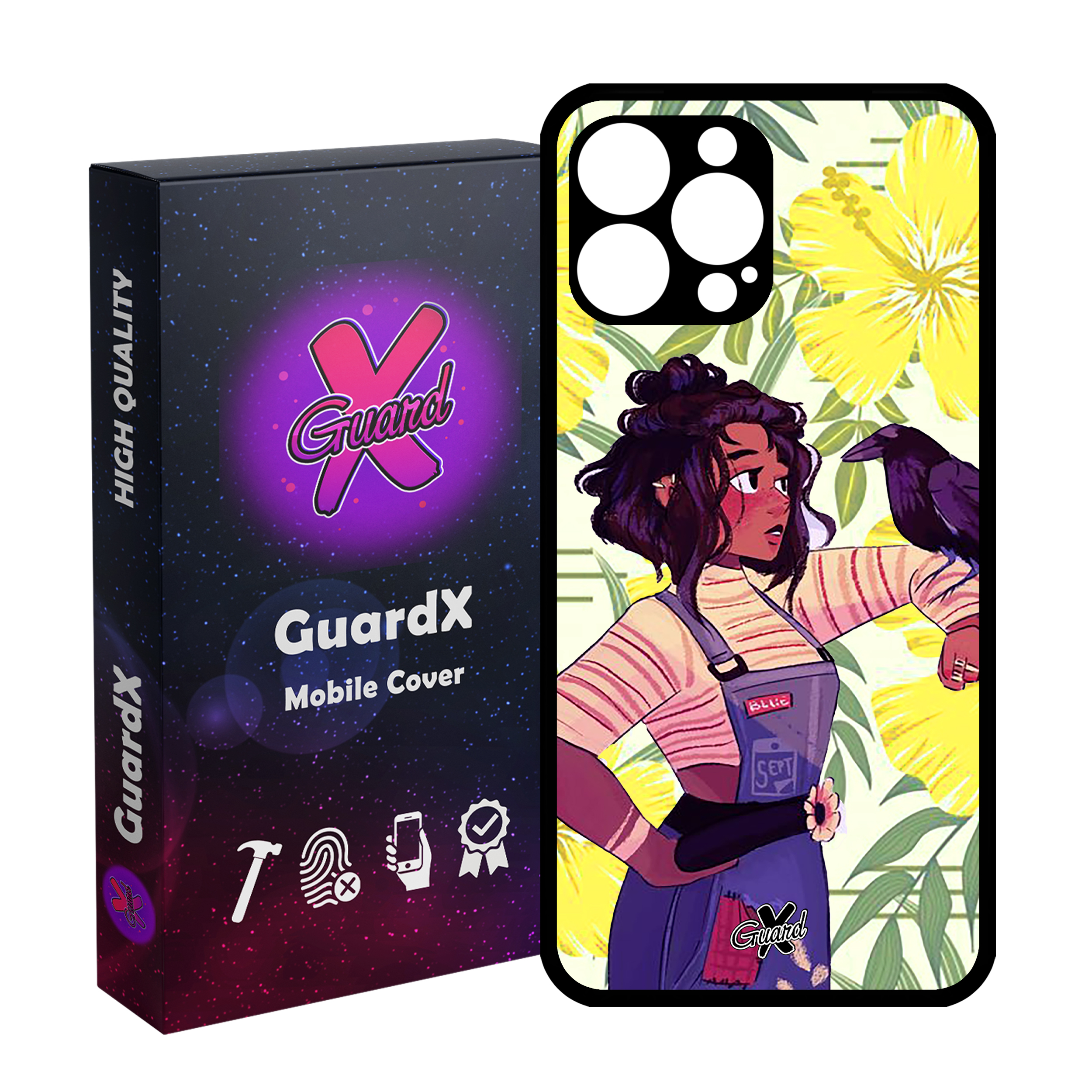 کاور گارد ایکس طرح دختر مدل 10337 مناسب برای گوشی موبایل اپل iPhone 13 Pro Max