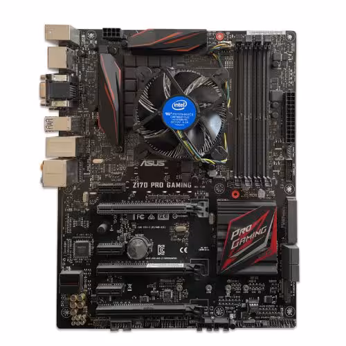 باندل مادربورد ASUS Z170-PRO GAMING به همراه i7 6700 و فن کف مسی