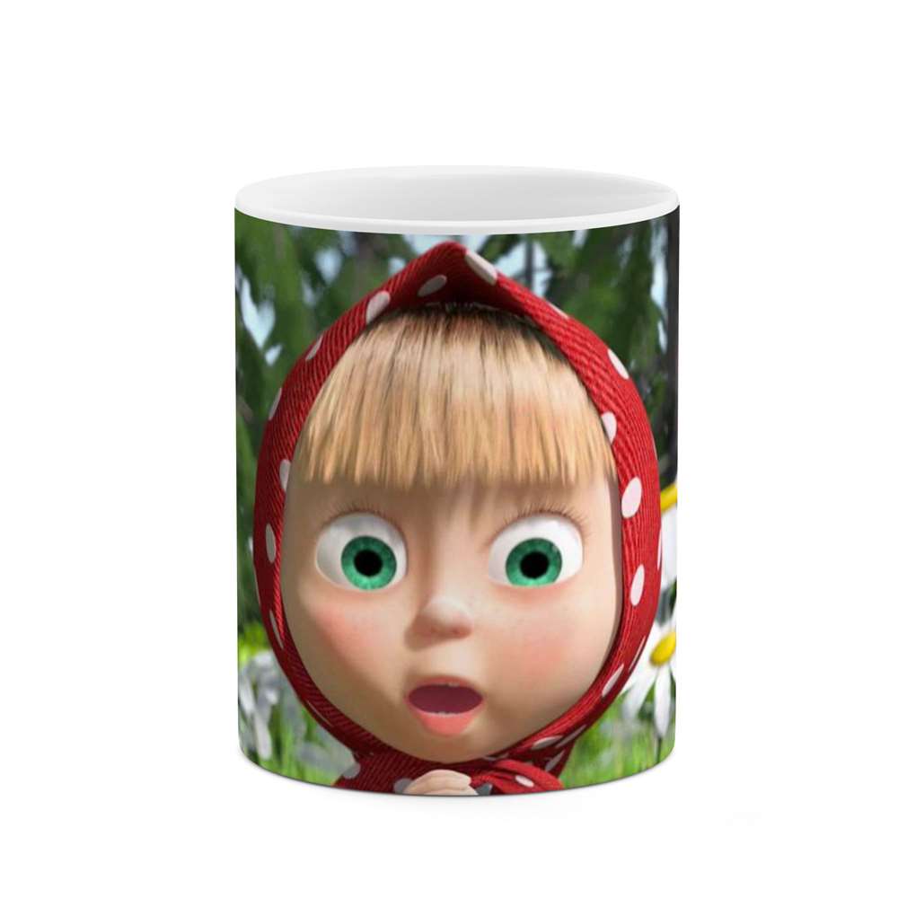 ماگ طرح انیمیشن ماشا و خرسه  مدل mgp13368