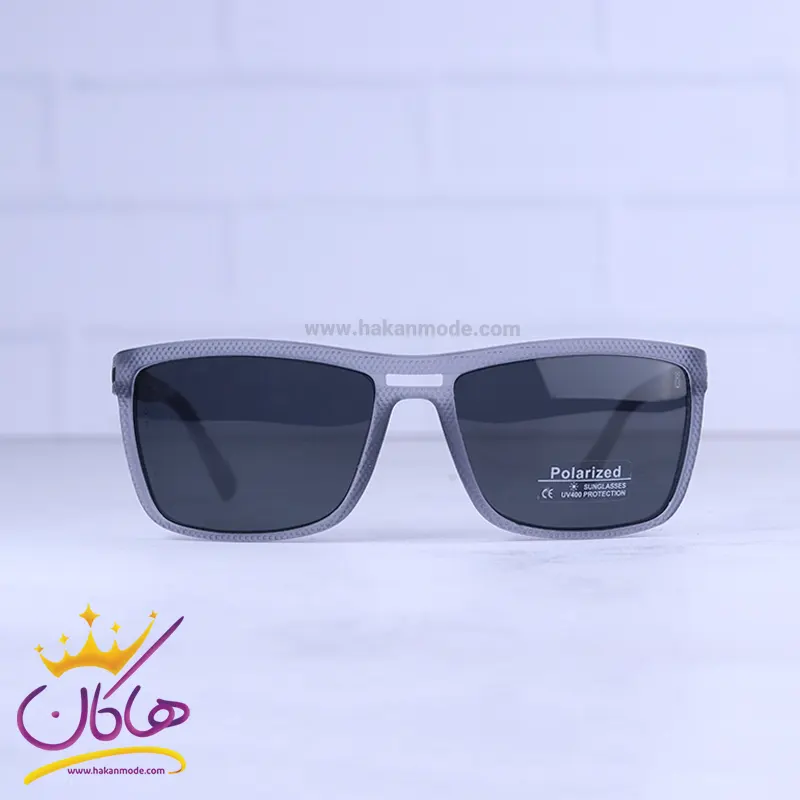عینک آفتابی مردانه مورل پلاریزه فریم طوسی D2417P/1