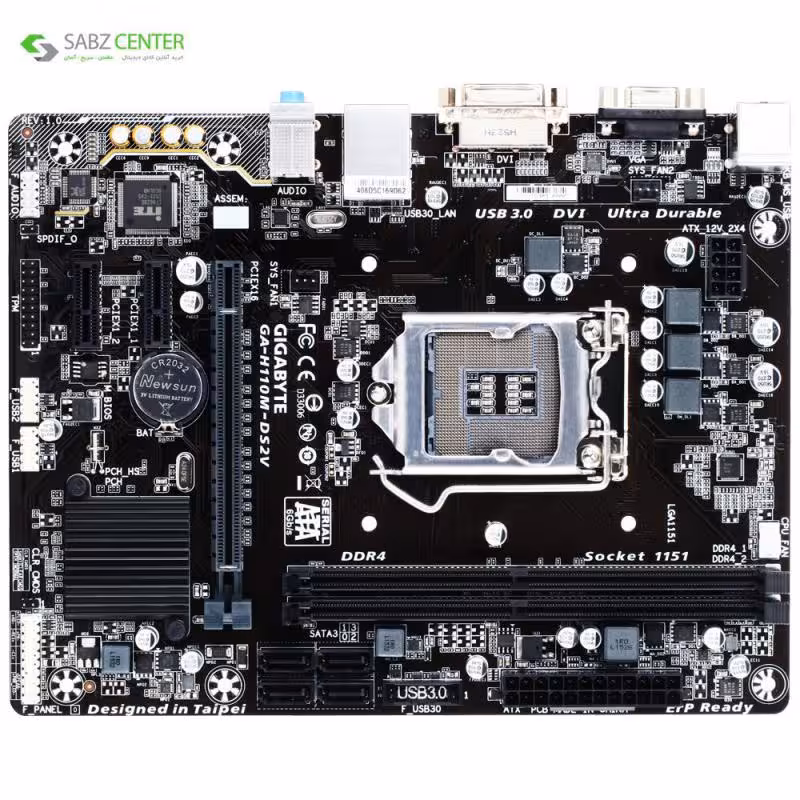 مادربرد گیگابایت GA-H110M-DS2V rev 1.0