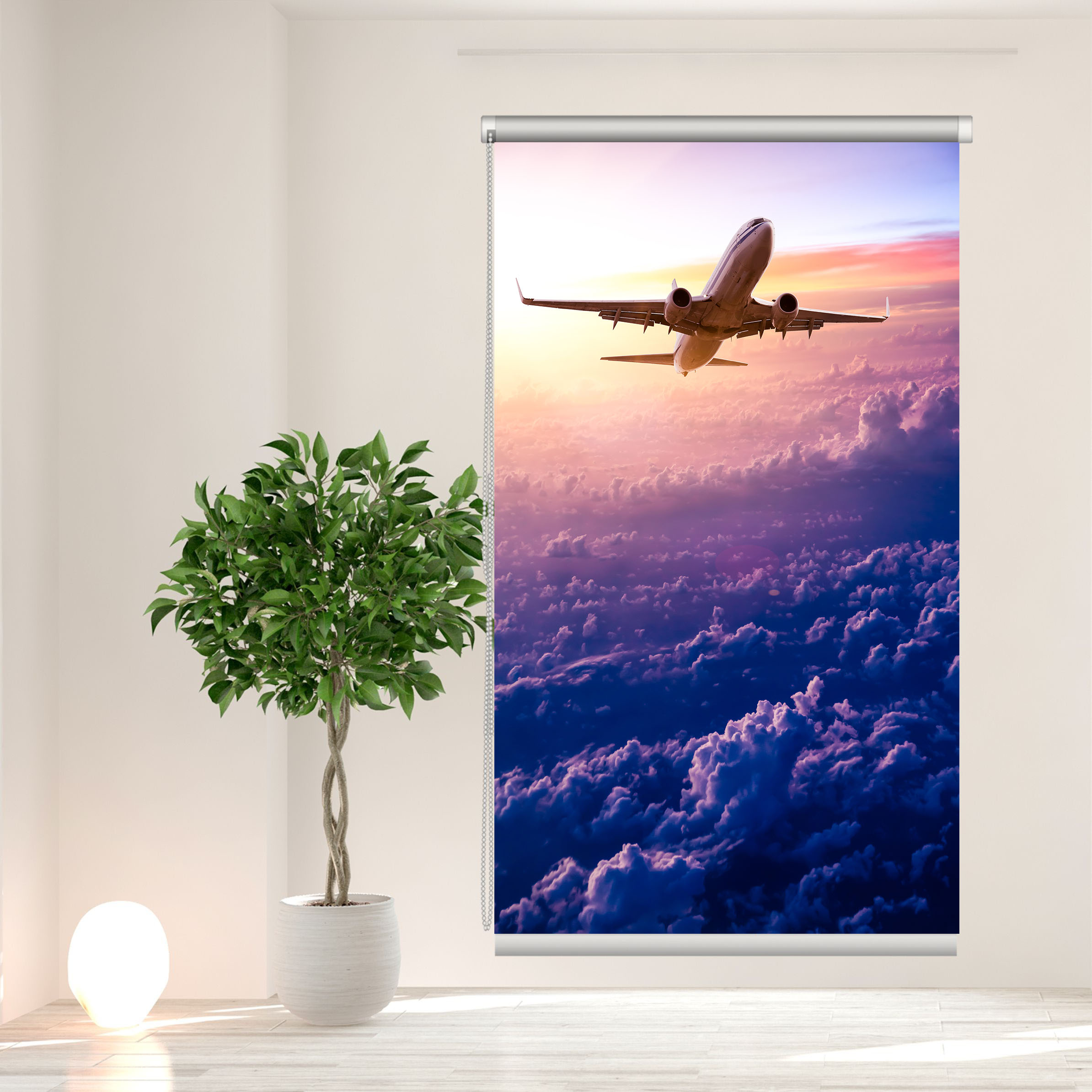 پرده شید مدل AIR.005 سایز 100x180 سانتیمتر