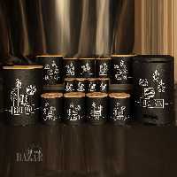 سرویس آشپزخانه بی وی کی درب چوبی طرح fancy کد 853661