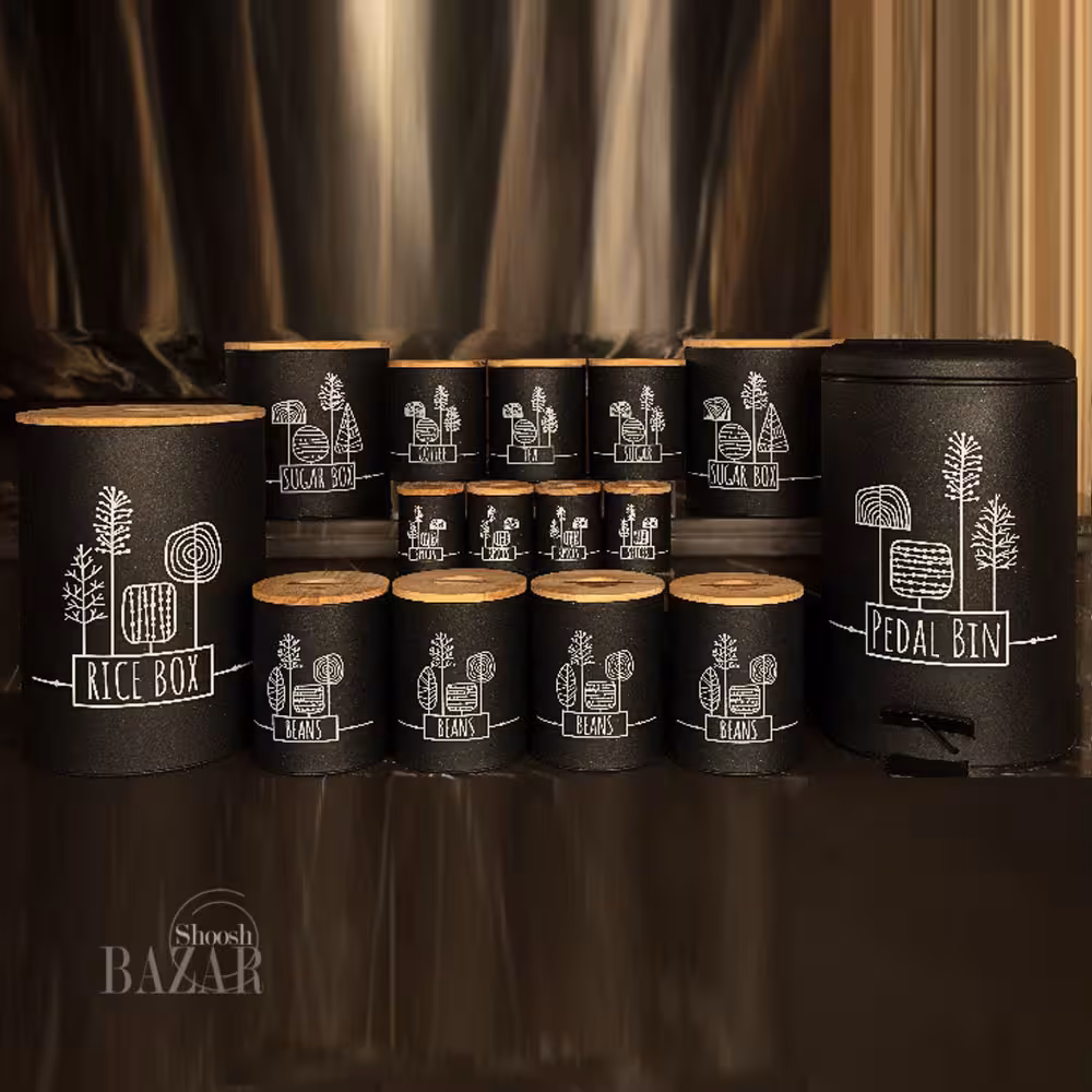 سرویس آشپزخانه بی وی کی درب چوبی طرح fancy کد 853661